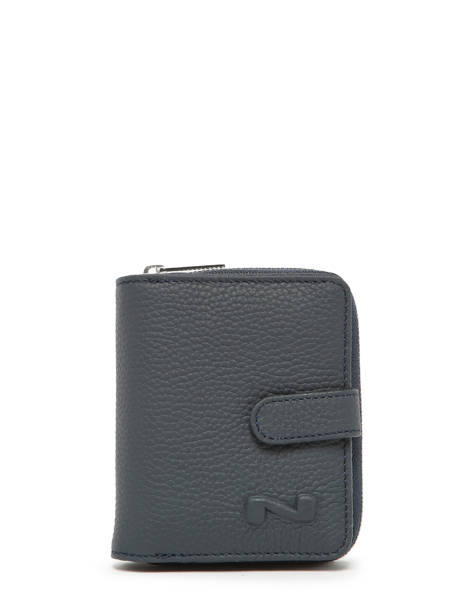 Leather Original N Wallet Nathan baume Blue original n 100253N