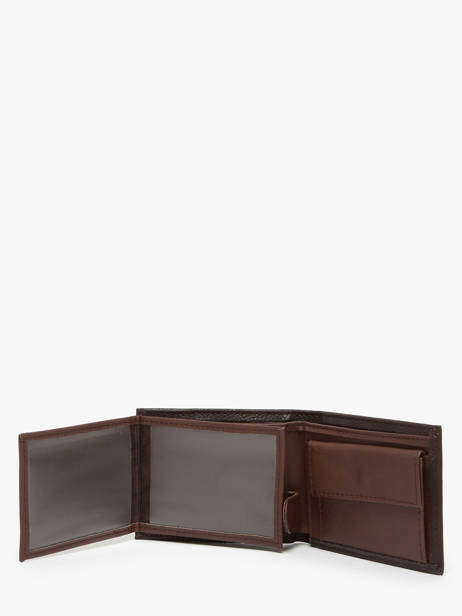 Portefeuille Cuir Miniprix Marron essentiel 8875 vue secondaire 2