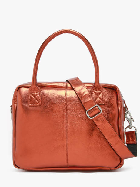 Sac Porté Main Le Dandy Ginger Cuir Paul marius Marron ginger DANDYGIN vue secondaire 4