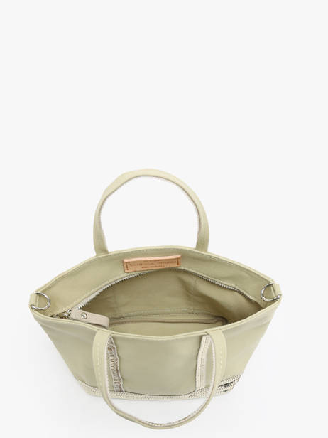 Sac Bandoulière Baby Cabas Paillettes Vanessa bruno Vert cabas 1V40410 vue secondaire 3