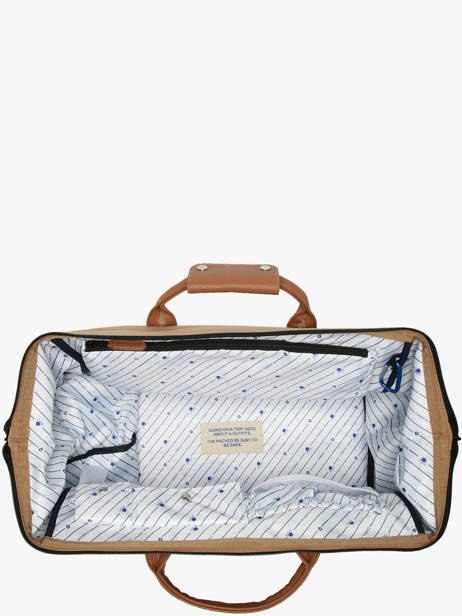 Cabin Duffle Bag Backpack Travel Cabaia Beige travel DUFFV2 other view 3