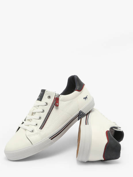 Sneakers Mustang Blanc men 4162303 vue secondaire 3