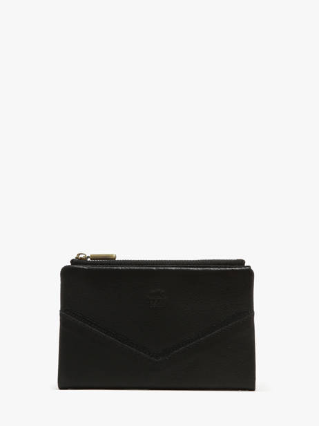Wallet Vintage Leather Mila louise Black vintage 3760CX