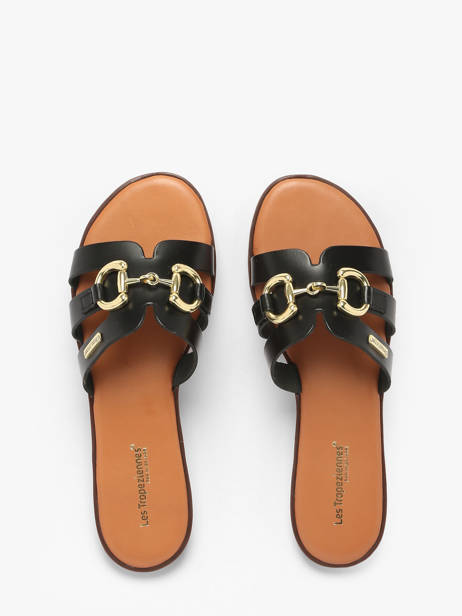 Mules Hamia En Cuir Les tropeziennes Noir women HAMIA vue secondaire 3