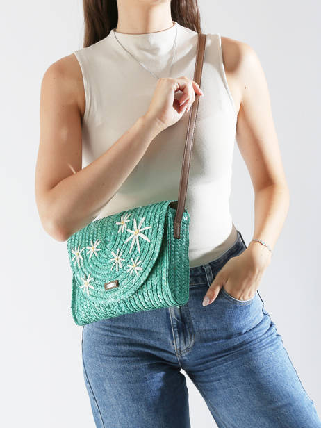 Crossbody Bag Koa Les tropeziennes Green koa TZ04 other view 1