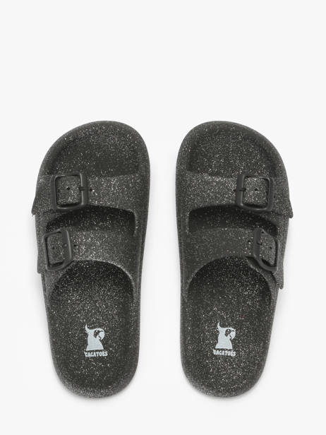 Claquettes Cacatoes Noir women JESSYGLI vue secondaire 3