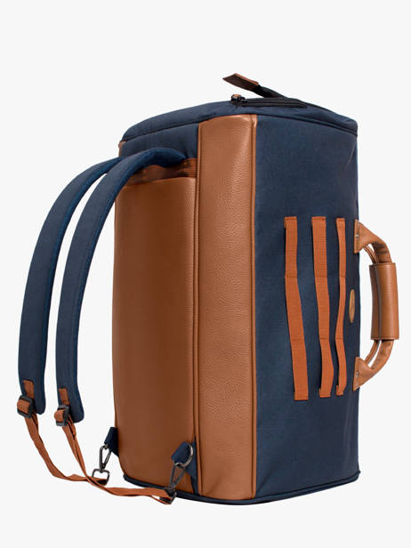 Cabin Duffle Bag Backpack Travel Cabaia Blue travel DUFFV2 other view 3