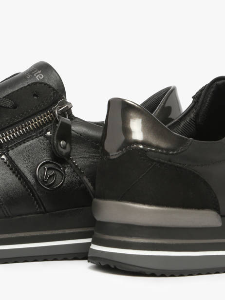 Sneakers En Cuir Remonte Noir accessoires 4 vue secondaire 2