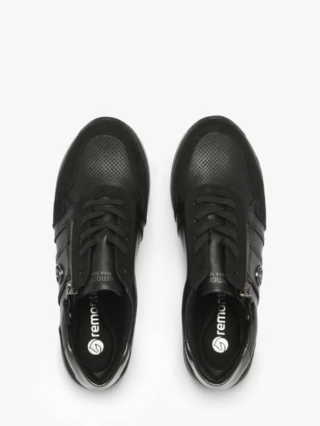Sneakers En Cuir Remonte Noir accessoires 4 vue secondaire 3
