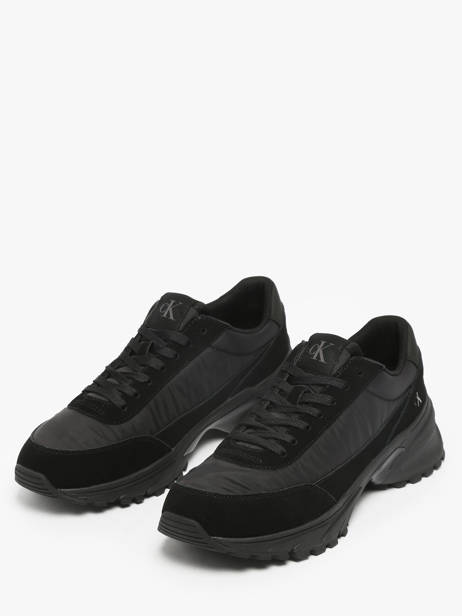 Sneakers En Cuir Calvin klein jeans Noir men YM01292 vue secondaire 2