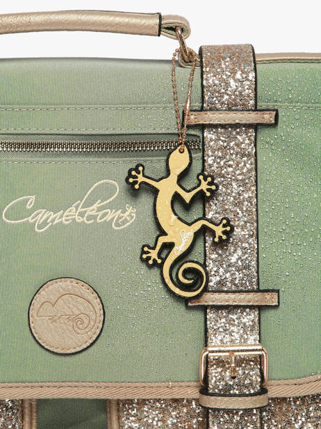 Sac à Dos 1 Compartiment Cameleon Vert vintage fantasy SD30 vue secondaire 6
