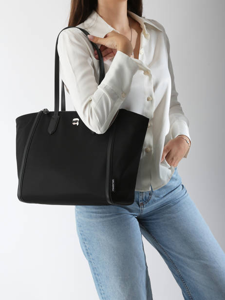 Shoulder Bag K Ikon Nylon Karl lagerfeld Black k ikon A3W30117 other view 1