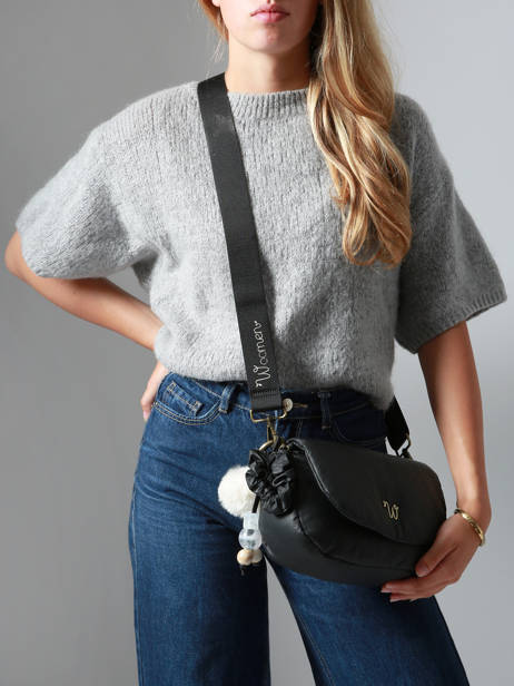 Sac Bandoulière S Alizier Woomen Noir alizier WALI03 vue secondaire 1