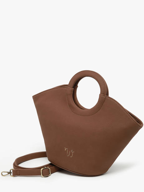 Sac à Main M Neflier Woomen Marron neflier WNEF01 vue secondaire 3