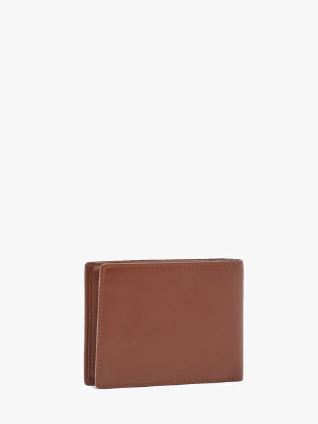 Portefeuille Cuir Yves renard Marron smooth 1574 vue secondaire 2