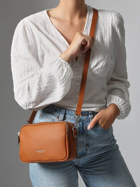 Shoulder Bag Donna Ama Leather Lancaster Beige donna ama 68 other view 1