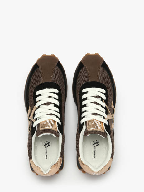 Sneakers Pia Vanessa wu Noir women BK2623NR vue secondaire 4