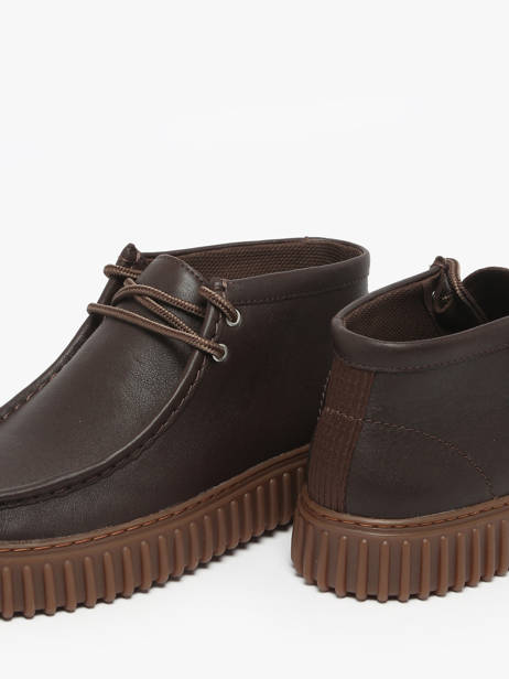 Chaussures Derbies Montante Torhill En Cuir Clarks Marron men 26183425 vue secondaire 3