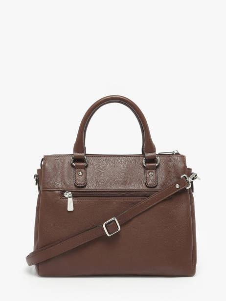 Satchel Confort Leather Hexagona Brown confort 469844 other view 4
