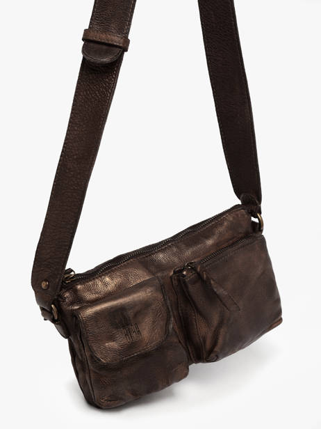 Sac Bandoulière Heritage Cuir Biba Marron heritage KEO1L vue secondaire 2