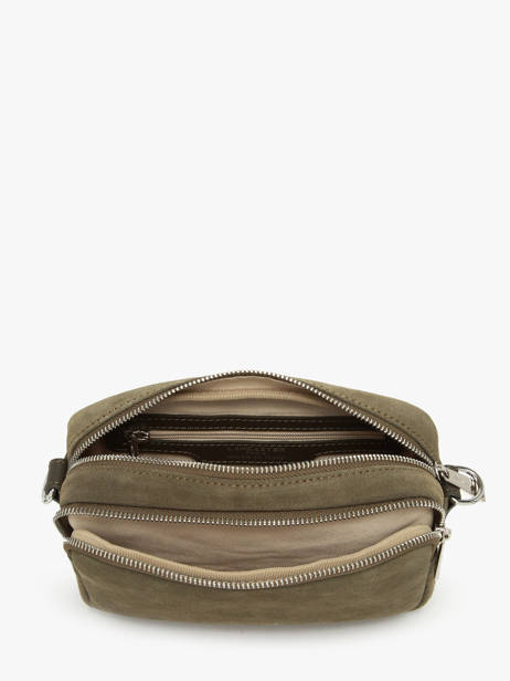 Sac Bandoulière Suede Cuir Lancaster Vert suede 65 vue secondaire 3