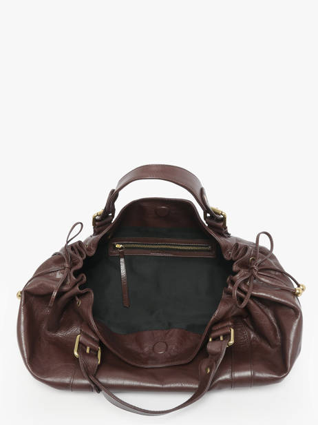 Sac Porté épaule Froisse Cuir Gerard darel Marron froisse DCS01474 vue secondaire 3