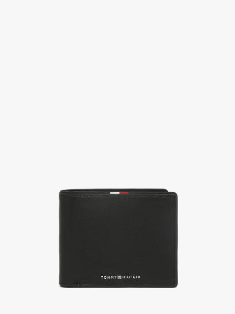 Wallet Corporate Leather Tommy hilfiger Black corporate AM13741