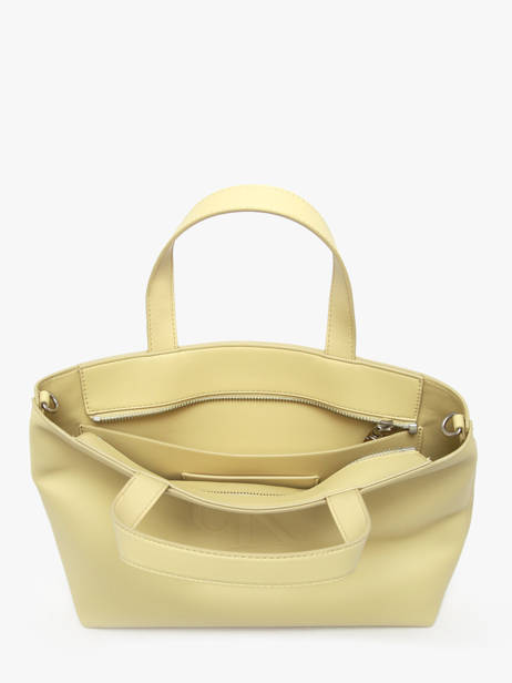 Sac Porté Main Sculpted Calvin klein jeans Jaune sculpted 4K3111G vue secondaire 3