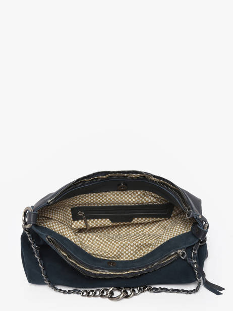 Shoulder Bag Vintage Leather Mila louise Blue vintage 3822VC other view 3