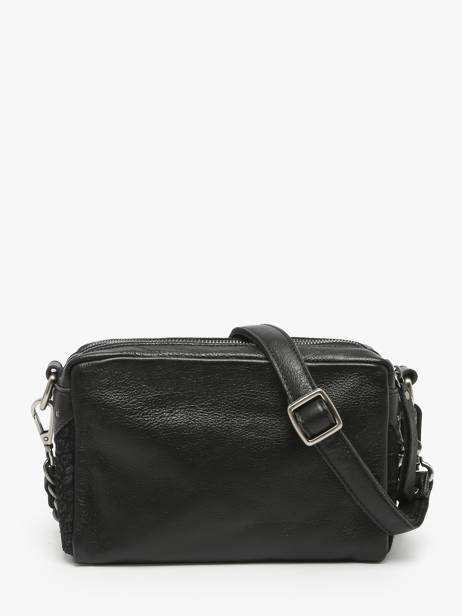 Sac Bandoulière Vintage Cuir Mila louise Noir vintage 23673KRC vue secondaire 4