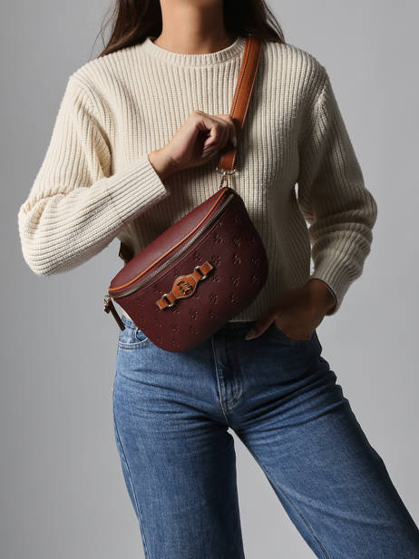 Sac Banane Lulu castagnette Violet embossed YUTH vue secondaire 1