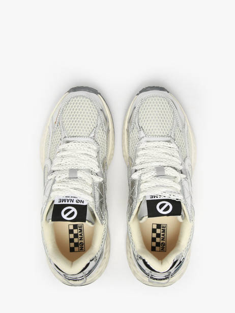 Sneakers En Cuir No name Argent women CRDD04AL vue secondaire 3