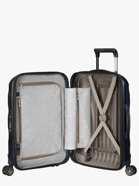 Valise Cabine Extensible Samsonite Bleu c-lite CS2007 vue secondaire 4