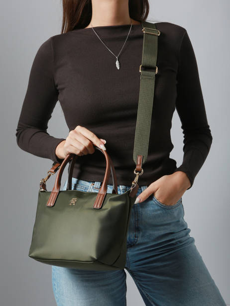 Sac Bandoulière Popette Nylon Tommy hilfiger Vert popette AW17709 vue secondaire 1