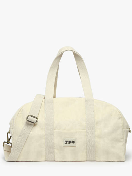 Sac Porté épaule Velours Velours Côtelé Hindbag Beige velours V