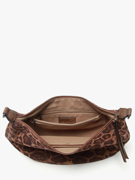 Sac Bandoulière Leopard Miniprix Marron leopard L vue secondaire 2
