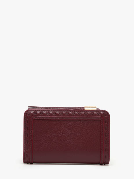 Portefeuille Compact Premier Flirt Cuir Lancel Violet premier flirt A11136 vue secondaire 3