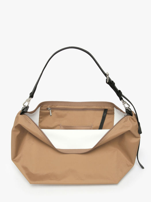 Longchamp Besace longchamp toile Hobo bag Beige
