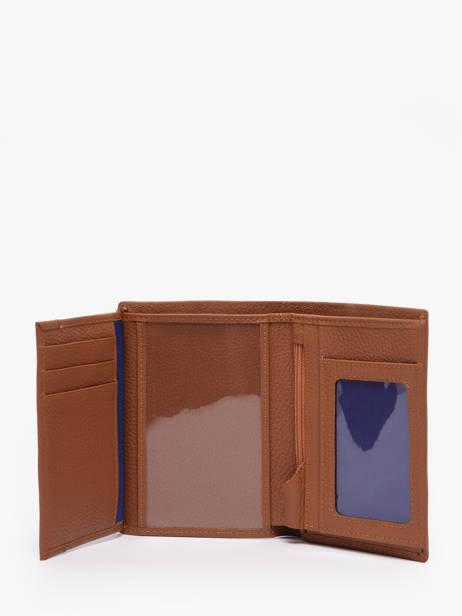 Portefeuille M Vertical Zippé Charles Cuir Le tanneur Marron charles TCHA3311 vue secondaire 2