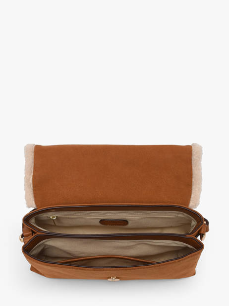 Sac Bandoulière Brit Laurent david Marron ld bags 885 vue secondaire 3