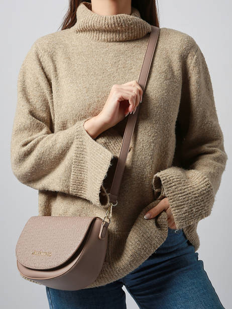 Sac Bandoulière Falak Re Valentino Marron falak re VBS9C710 vue secondaire 1