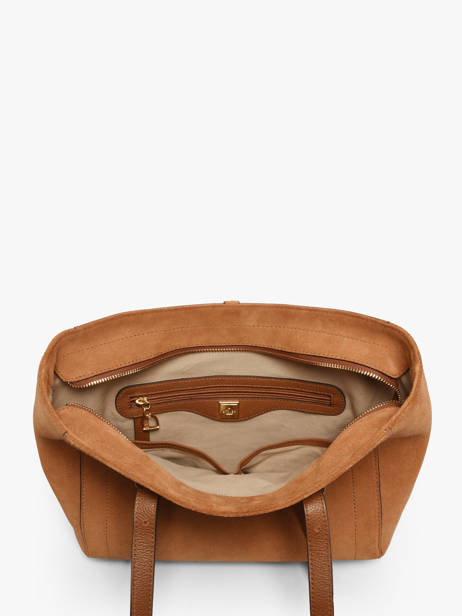 Shoulder Bag Altesse Suede Leather Etrier Beige altesse suede EASU088S other view 3