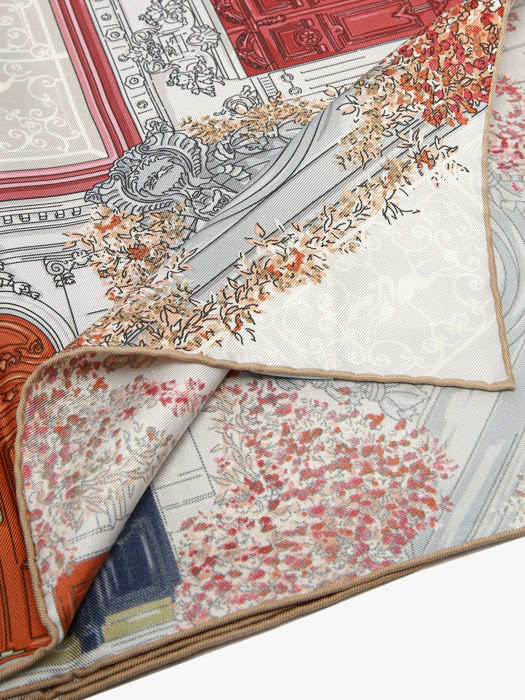 Longchamp Soie gots Etole Gris