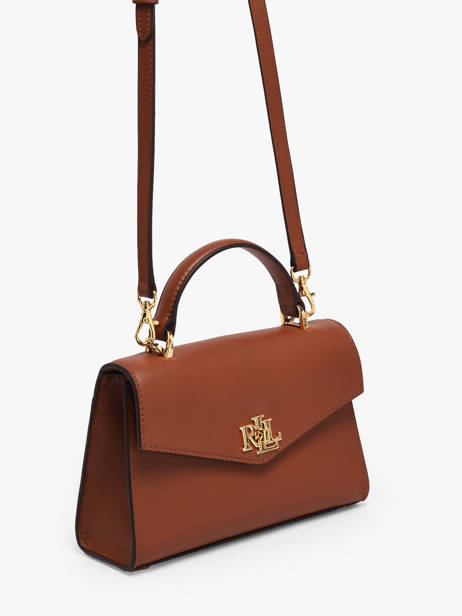 Sac à Main Farrah Cuir Lauren ralph lauren Marron farrah 31968761 vue secondaire 1