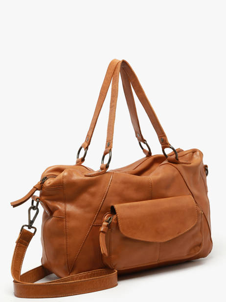 Shopper Fatima Leather Pieces Brown fatima 17090746 other view 2