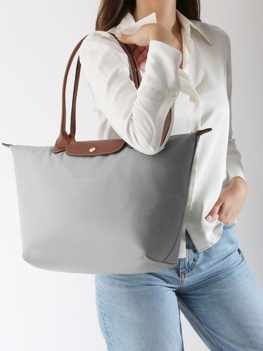 Longchamp Le pliage original Hobo bag Gray