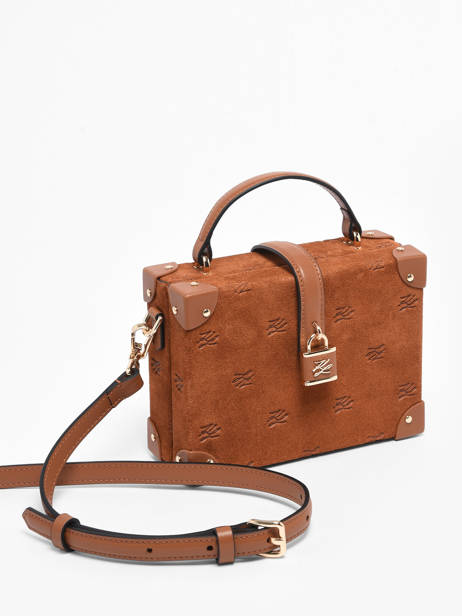 Crossbody Bag K Autograph Leather Karl lagerfeld Brown k autograph B1W30266 other view 2