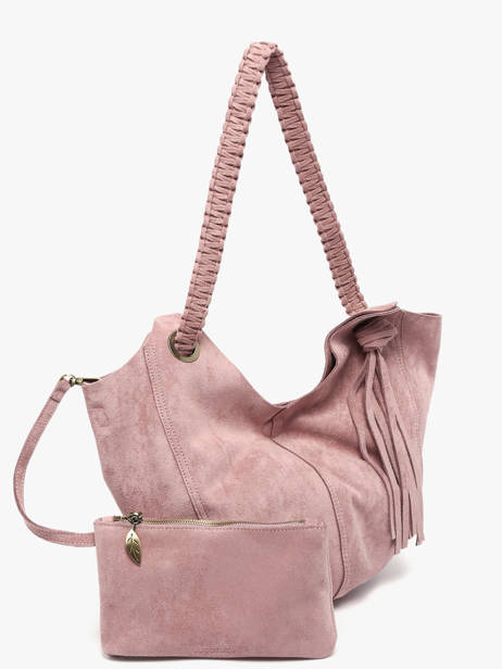 Shoulder Bag Maranta Velvet Woomen Pink maranta WMAT11 other view 1