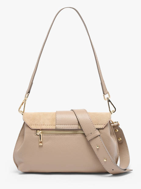 Satchel Velvet Caviar Leather Milano Beige velvet caviar VC25114 other view 4