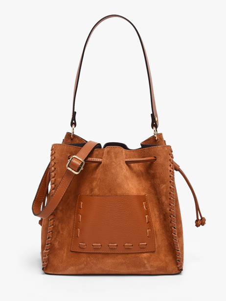 Sac Porté Main Velvet Caviar Cuir Milano Marron velvet caviar VC25113